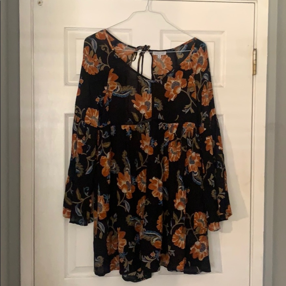 PACSUN PARTRON OF PEACE SUNDRESS FLORAL